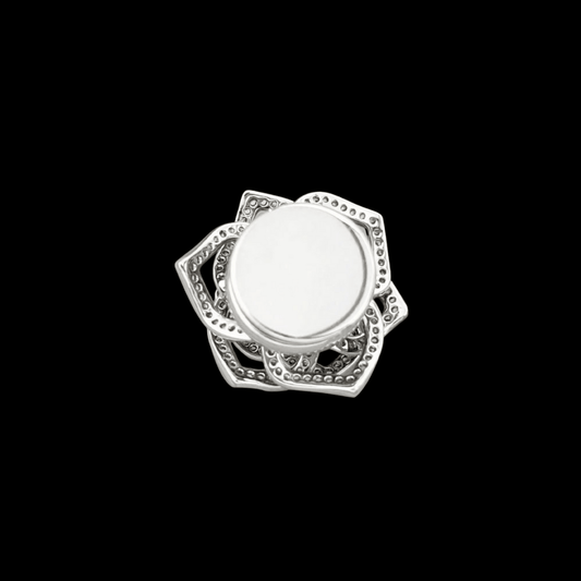 AVELIA Magnetic Purple Rose Brooch