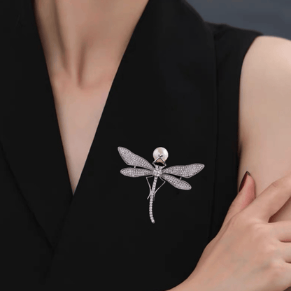 AVELIA Marcasite Dragonfly Brooch