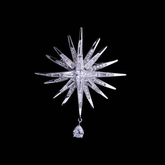 AVELIA Men's Crystal Brooch​