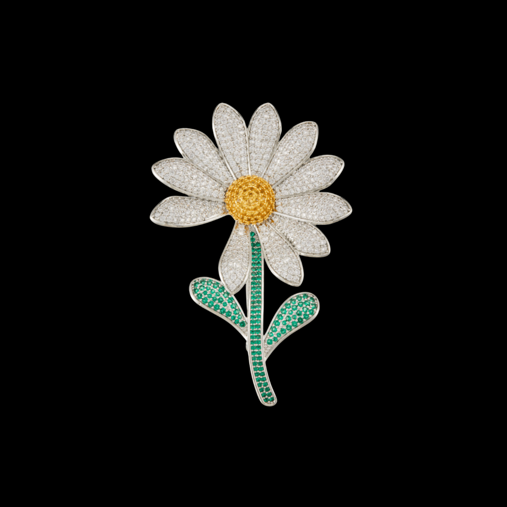 AVELIA Men's Flower Brooch