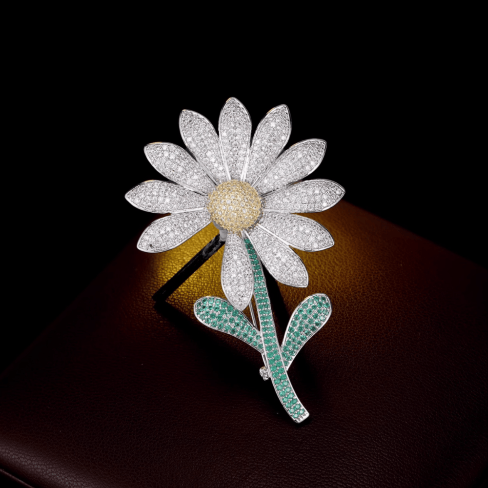 AVELIA Men's Flower Brooch