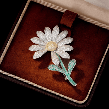 AVELIA Men's Flower Brooch