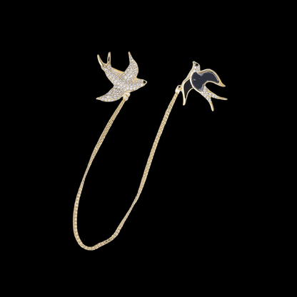 AVELIA Men​'s Swallow Chain Brooch