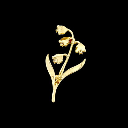AVELIA Mother of Pearl Lily of the Valley Brooch
