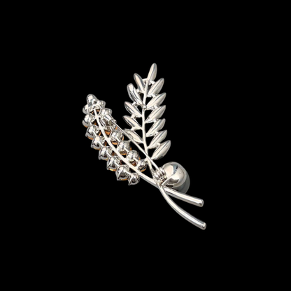 AVELIA Multi-Color Crystal Wheat Brooch