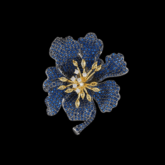 AVELIA Navy Blue Brooch