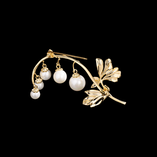 AVELIA Pearl Lily of Valley Brooch