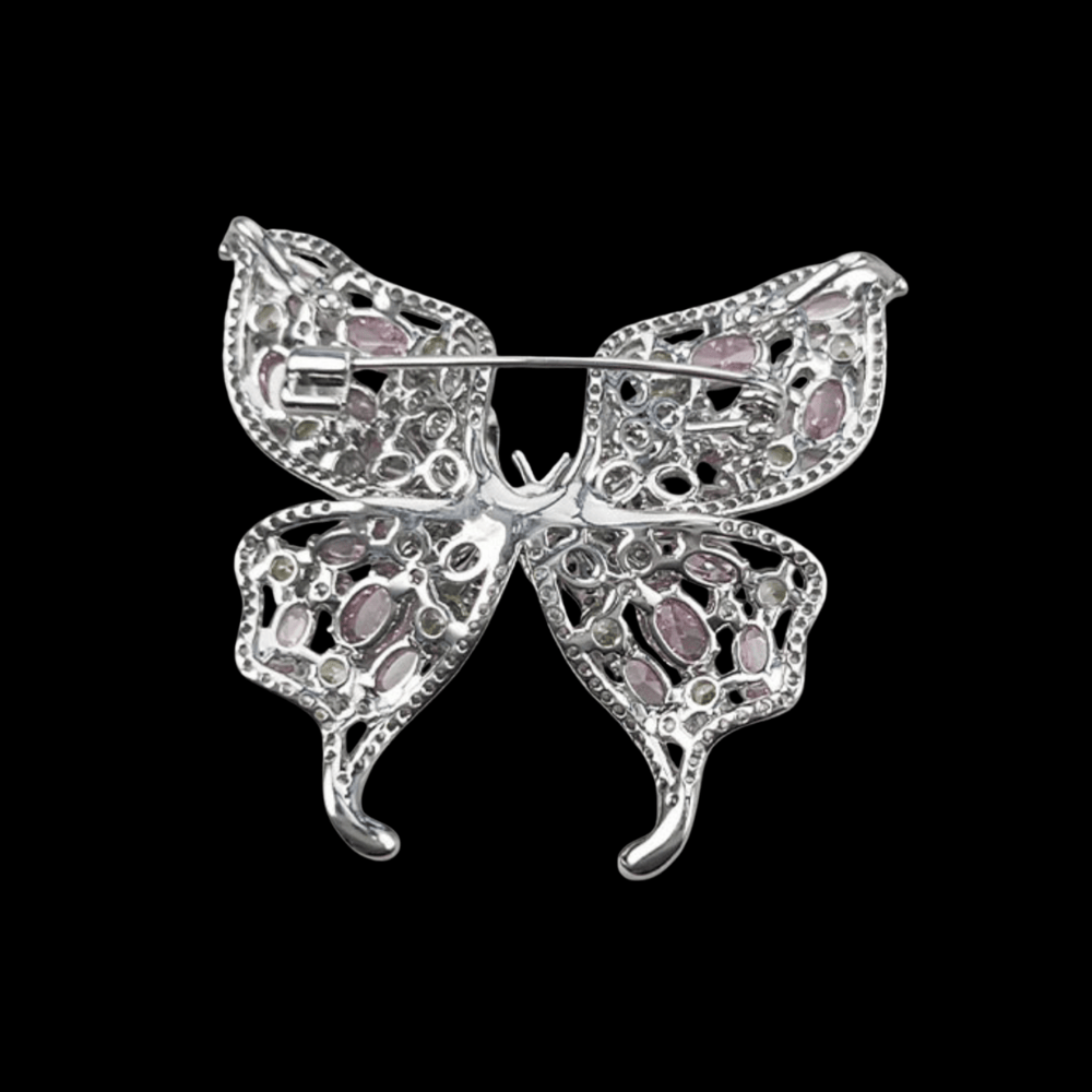 AVELIA Pink Butterfly Brooch