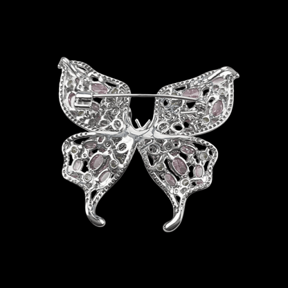 AVELIA Pink Butterfly Brooch