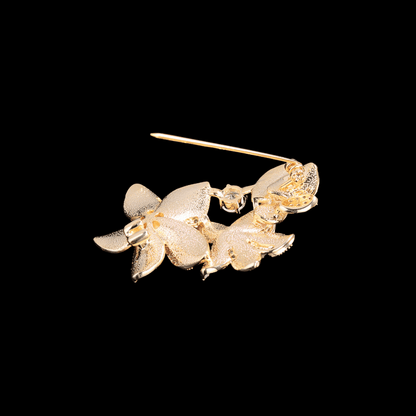 AVELIA Pink Enamel Cherry Blossom Brooch
