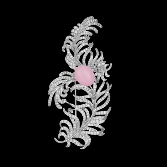 AVELIA Pink Rhinestone Brooch