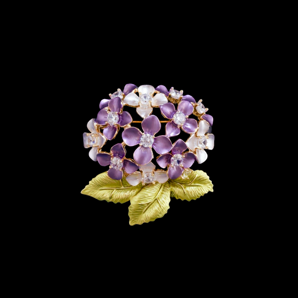 AVELIA Porcelain Flower Brooch​