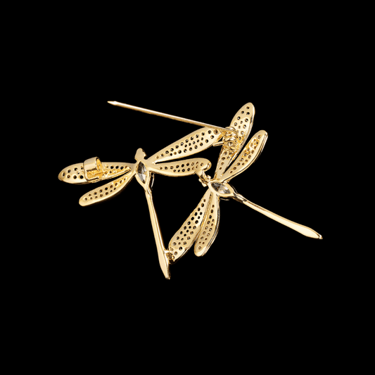 AVELIA Rhinestone Dragonfly Brooch