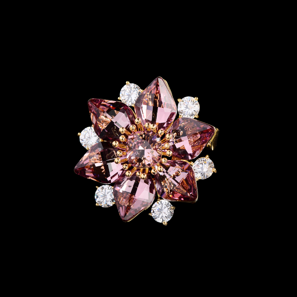 AVELIA Rhinestone Snowflake Brooch