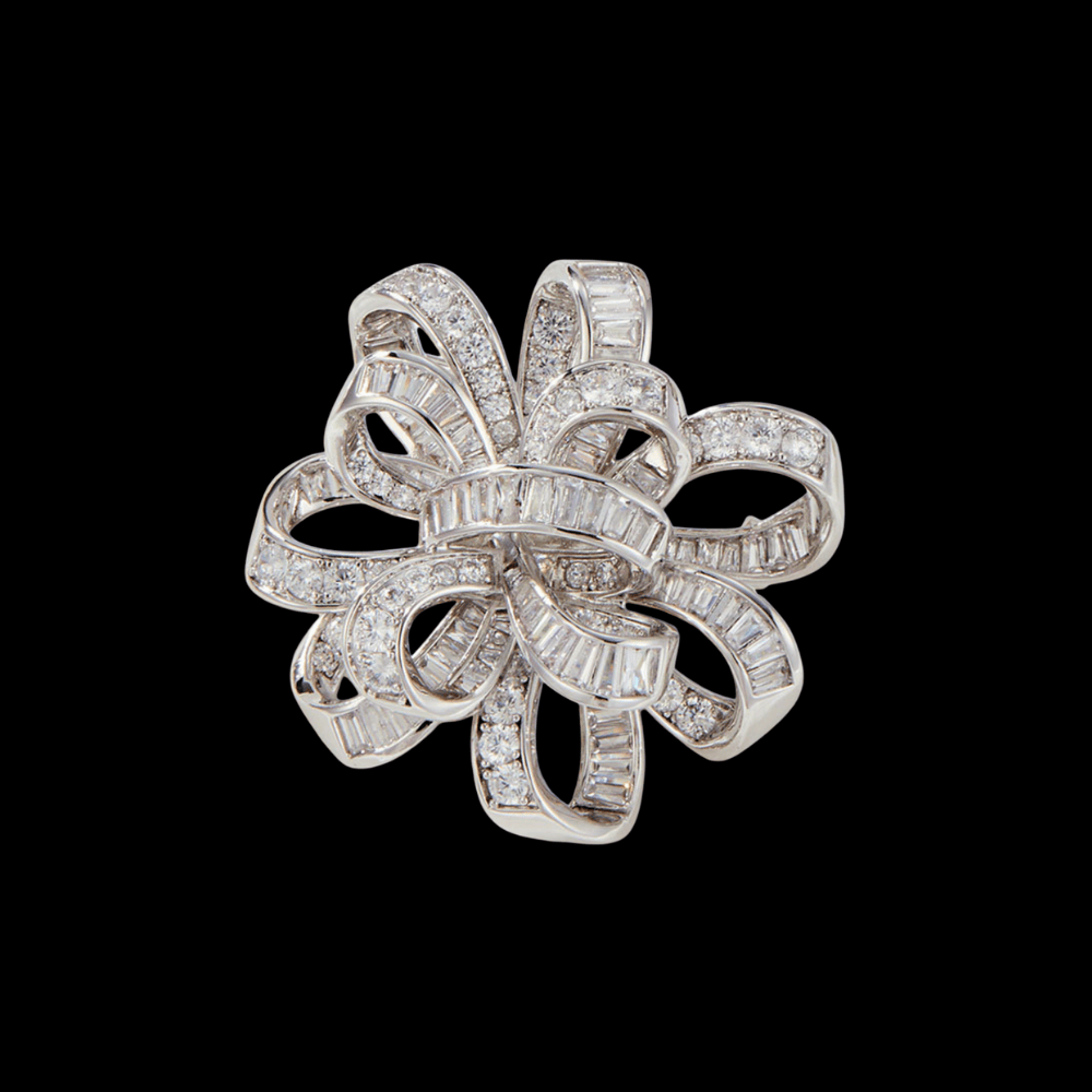 AVELIA Silver Bow Brooch​