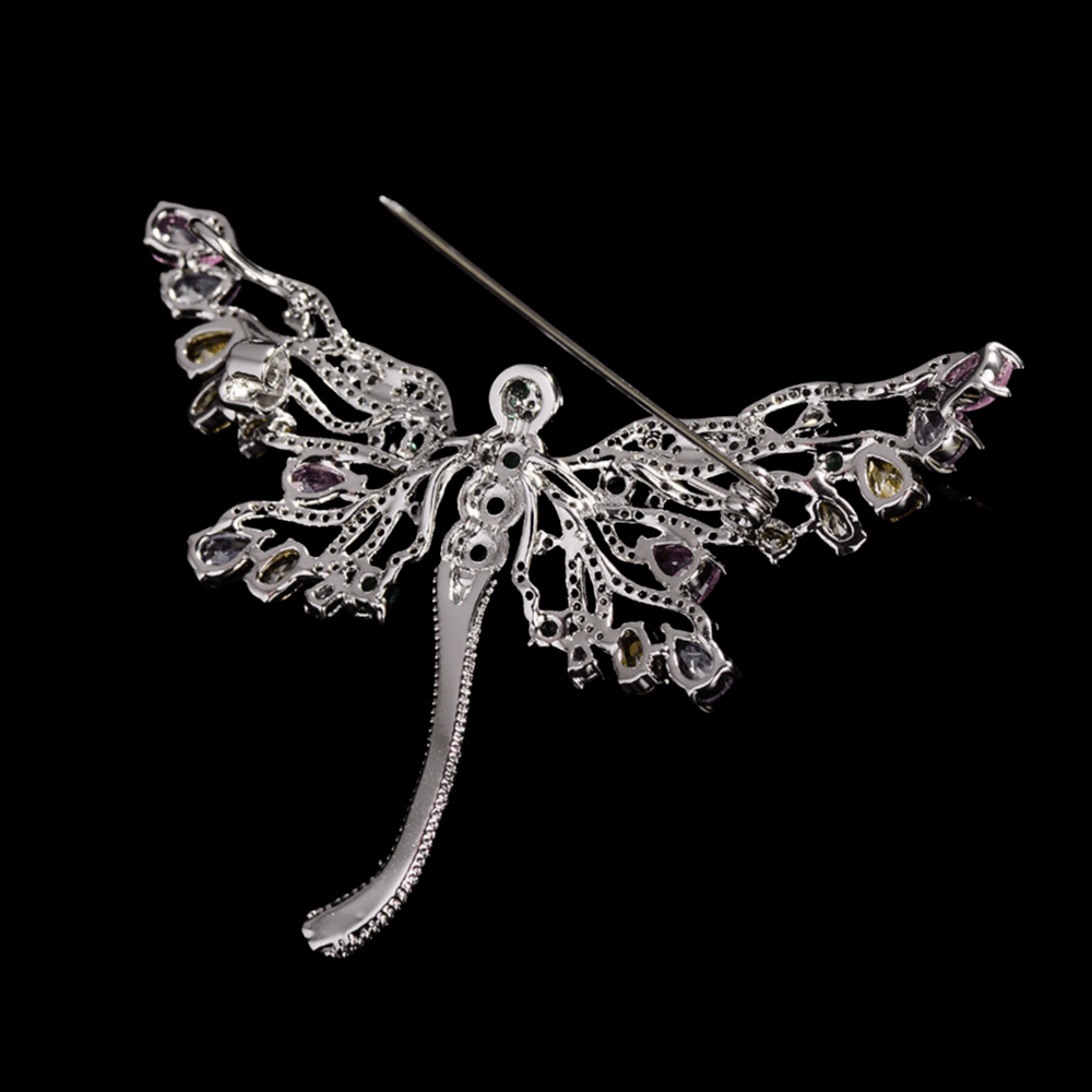 AVELIA Silver Dragonfly Brooch