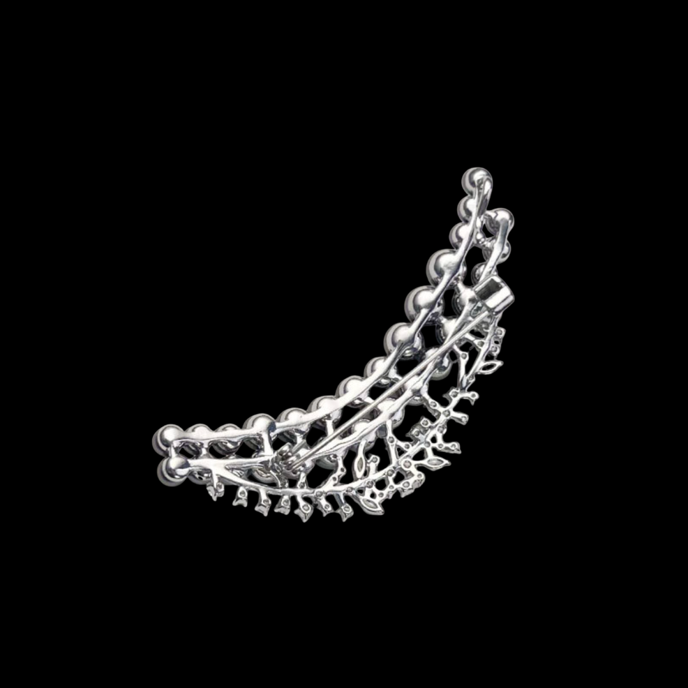 AVELIA Silver Lune Brooch