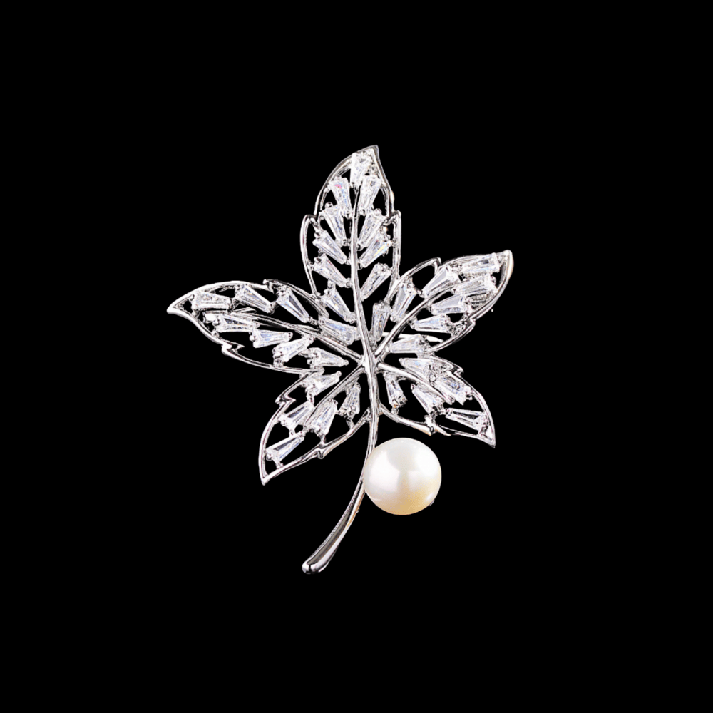 AVELIA Silver Maple Leaf Brooch​