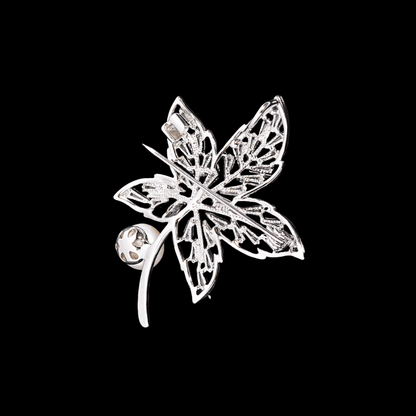 AVELIA Silver Maple Leaf Brooch​