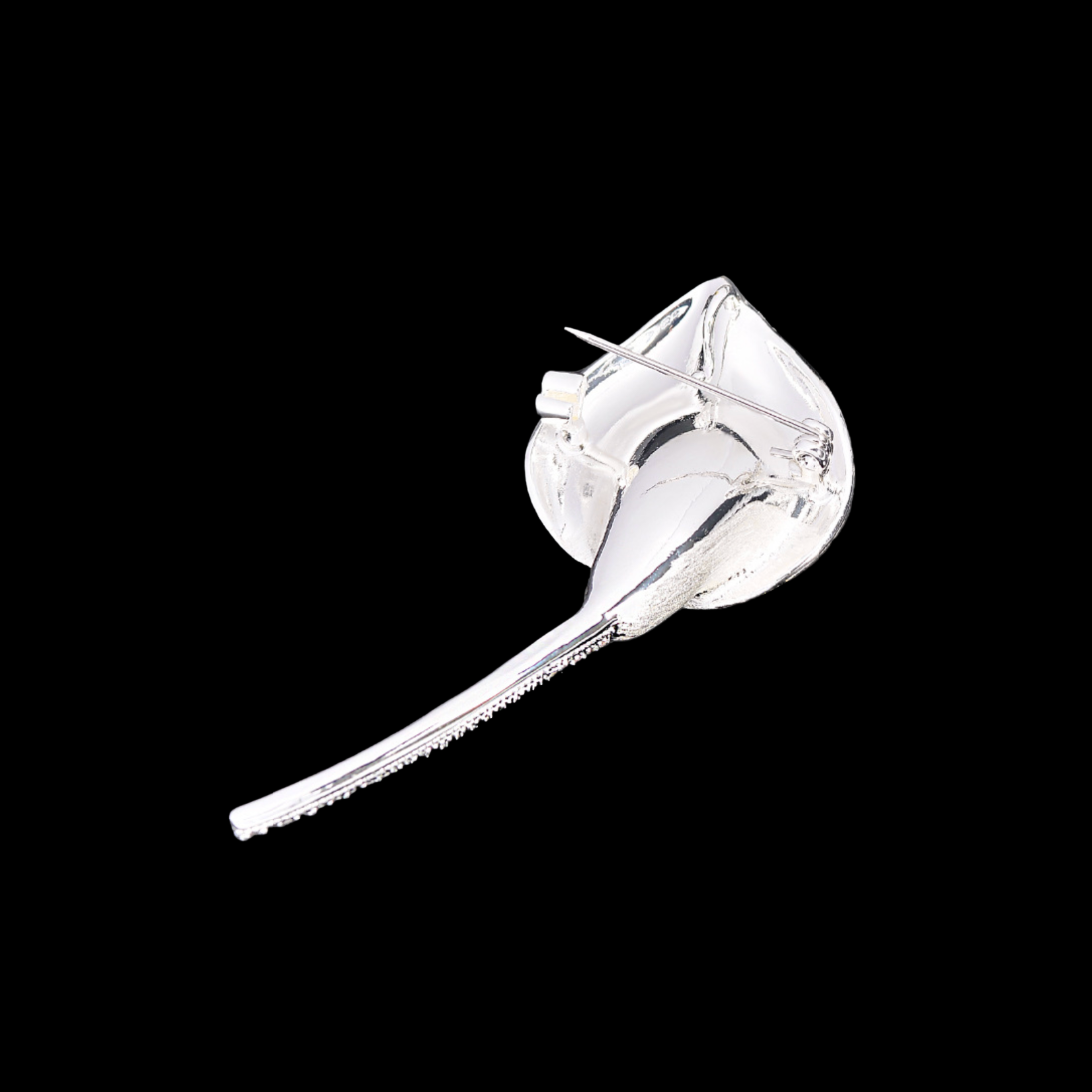 AVELIA Silver Pearl Calla Lily Brooch
