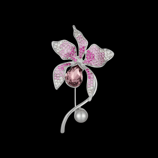 AVELIA Silver​ Lily Brooch