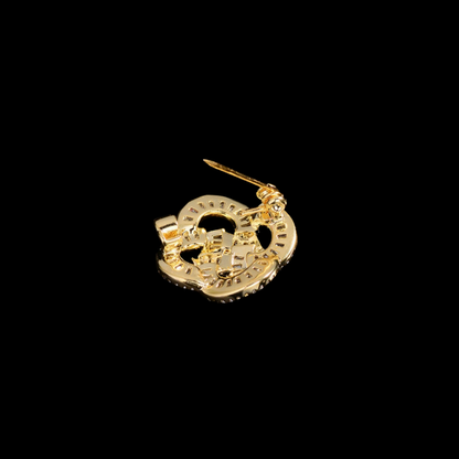 AVELIA Sparkling Clover Brooch