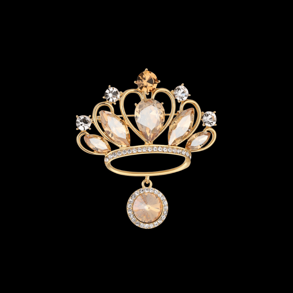 AVELIA Vintage Crown Brooch​