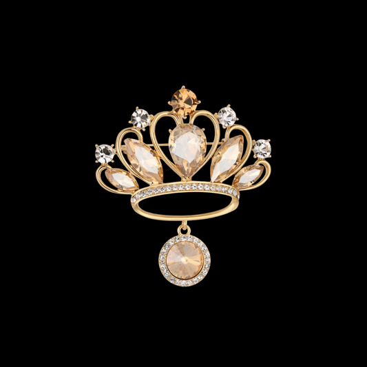 AVELIA Vintage Crown Brooch​
