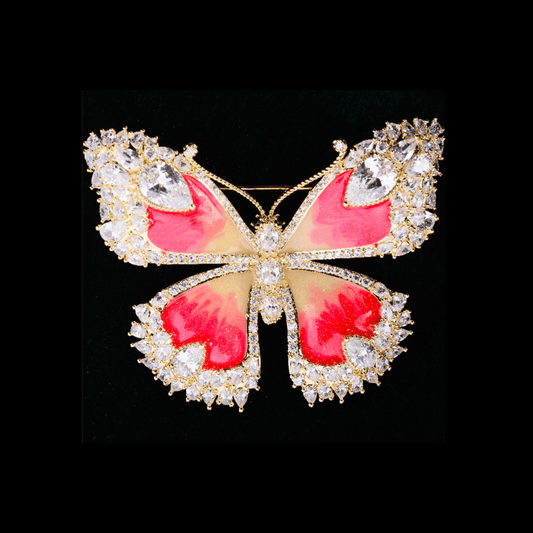 AVELIA Vintage Enamel Butterfly Brooch​