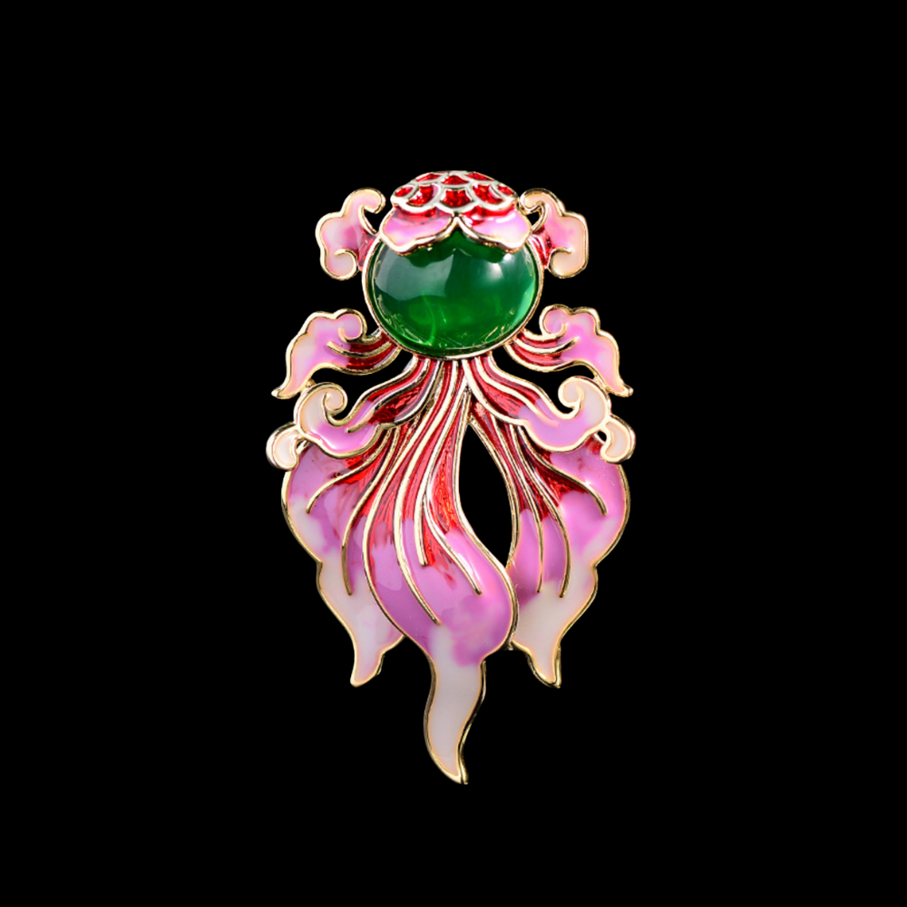 AVELIA Vintage Enamel Fish Brooch​