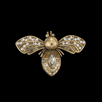 AVELIA Vintage Gold Bee Brooch