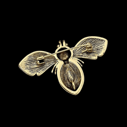 AVELIA Vintage Gold Bee Brooch