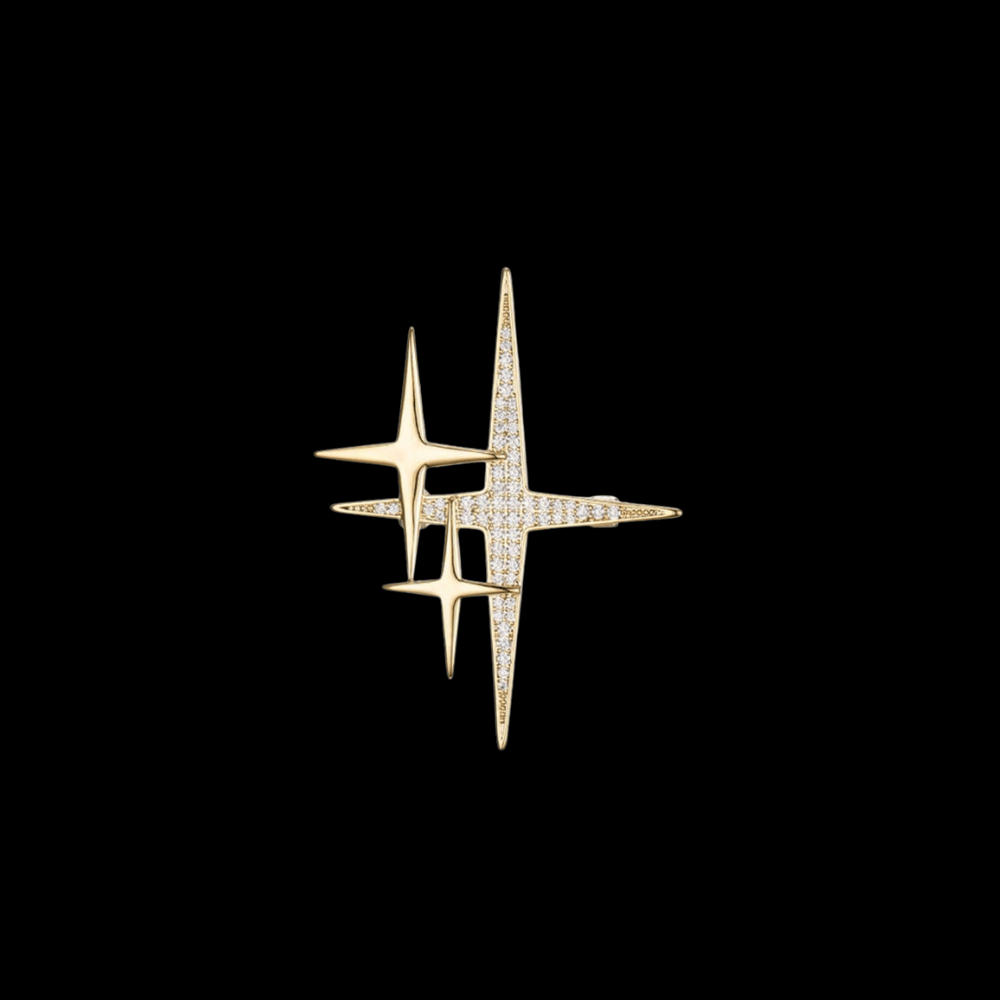 AVELIA Vintage Gold Star  Brooch​