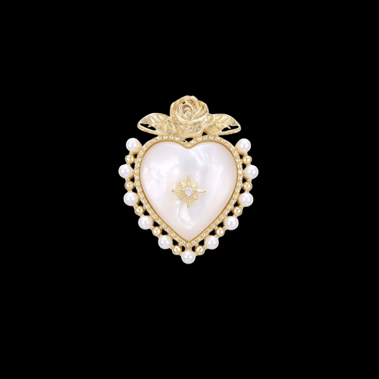 AVELIA Vintage Heart Brooch