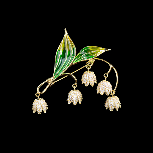 AVELIA Vintage Lily of Valley Brooch​