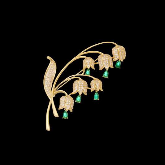 AVELIA Vintage Lily of the Valley Brooch