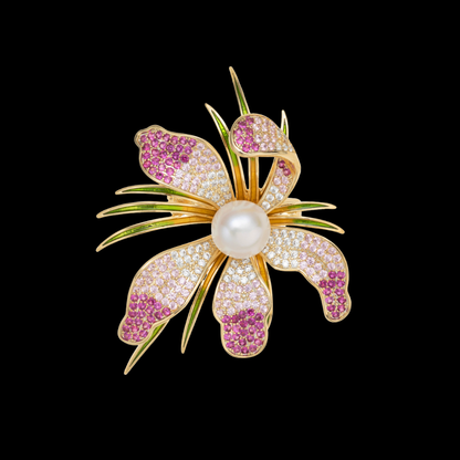 AVELIA Vintage Orchid Brooch​