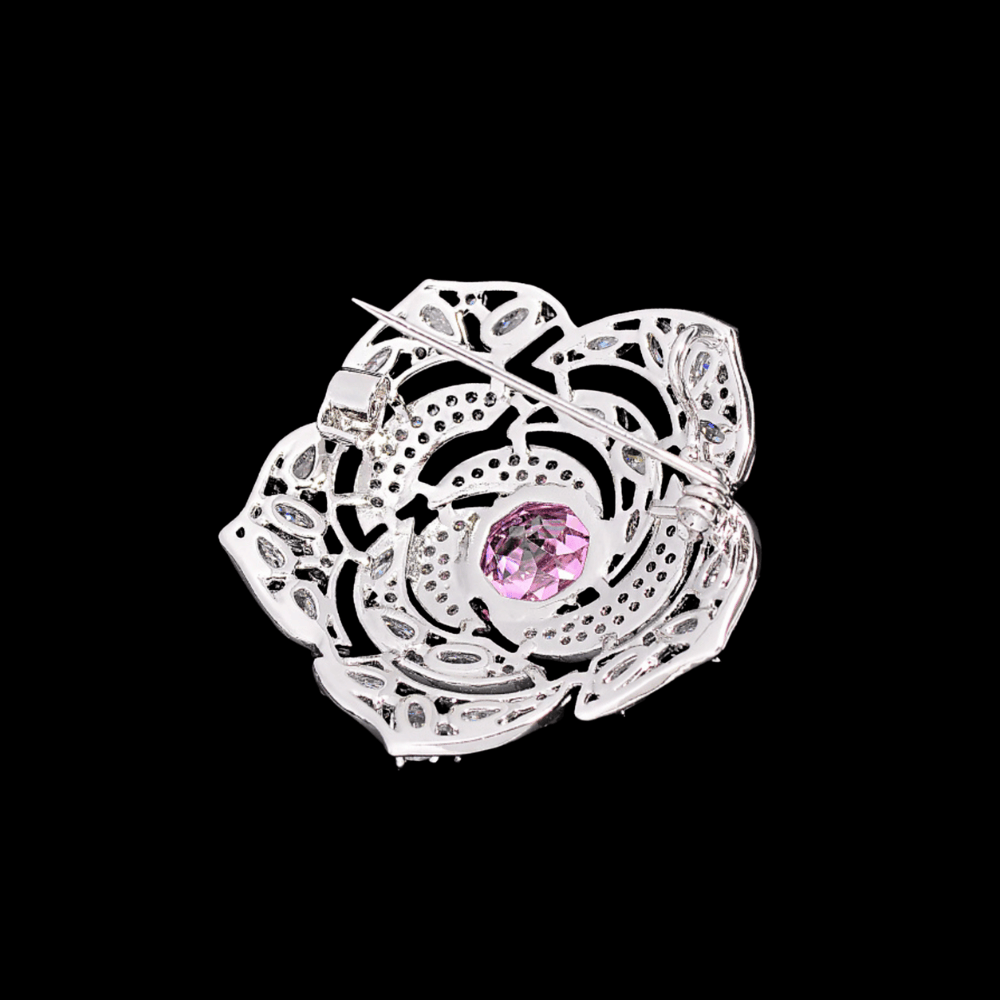 AVELIA Vintage Pink Rhinestone Brooch​