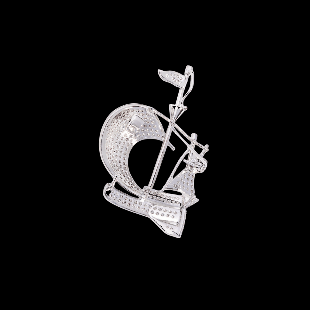 AVELIA Vintage Ship Brooch