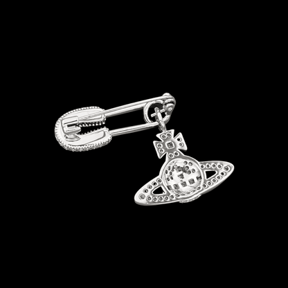 AVELIA Vintage Silver Safety Pin Brooch​