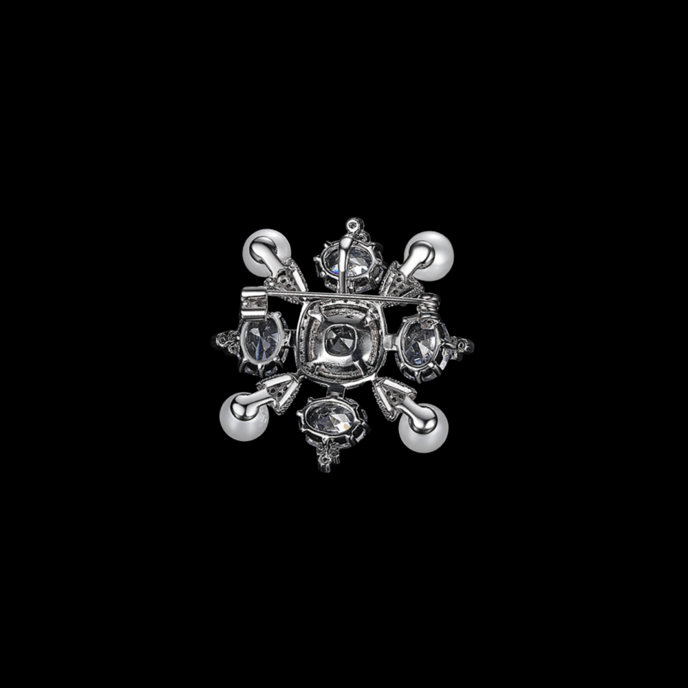 AVELIA Vintage Snowflake Brooch​