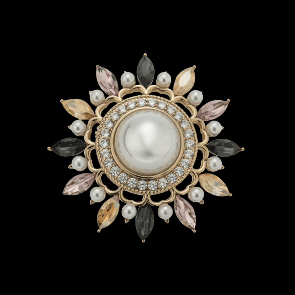 AVELIA Vintage Sunflower Brooch​