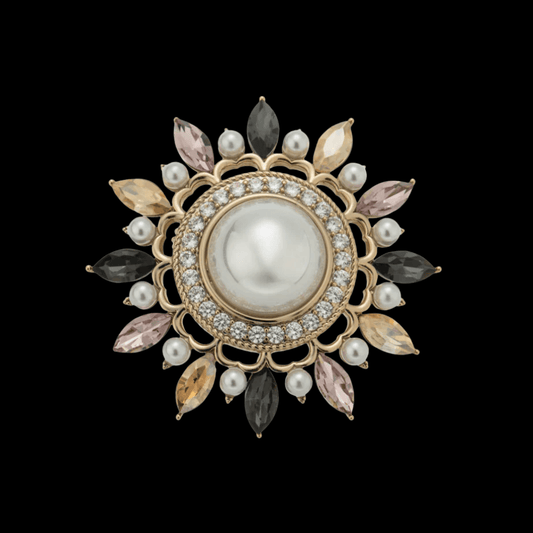 AVELIA Vintage Sunflower Brooch​