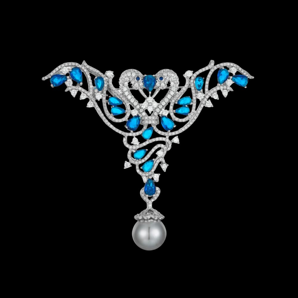 AVELIA Vintage Swan Brooch​