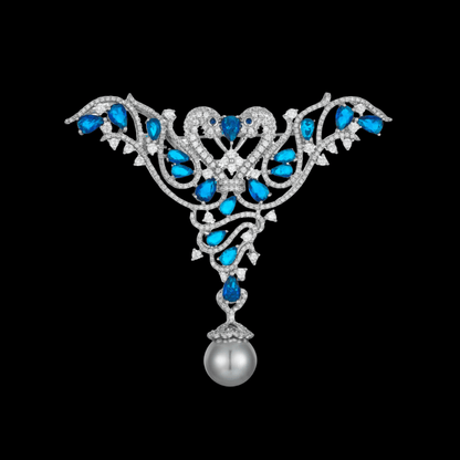 AVELIA Vintage Swan Brooch​