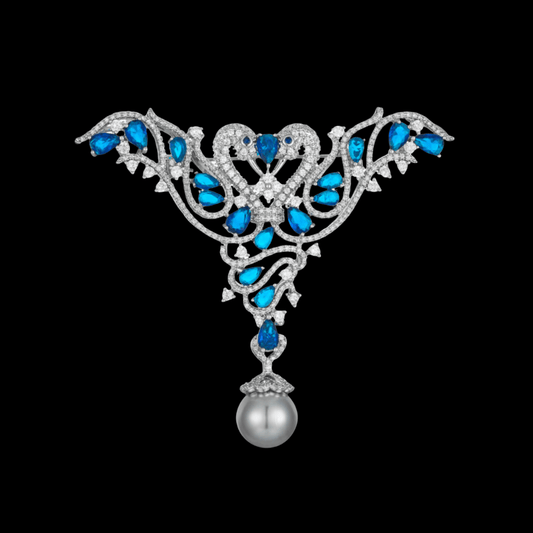 AVELIA Vintage Swan Brooch​