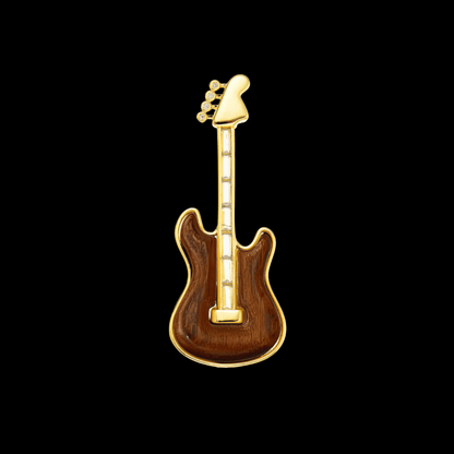 AVELIA Wooden Guitar Brooch​