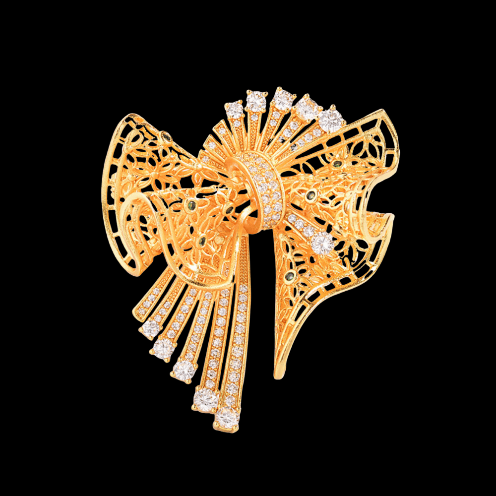 AVELIA Art Deco Bow Brooch​