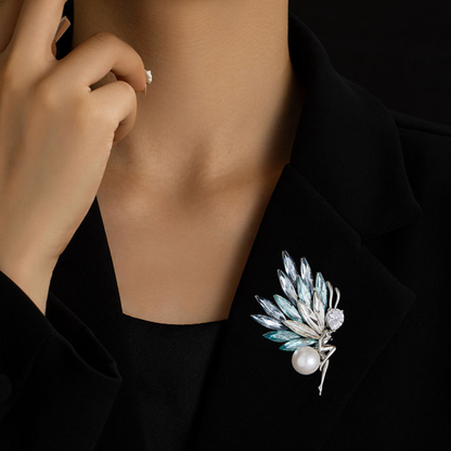 AVELIA Blue Crystal Fairy Brooch