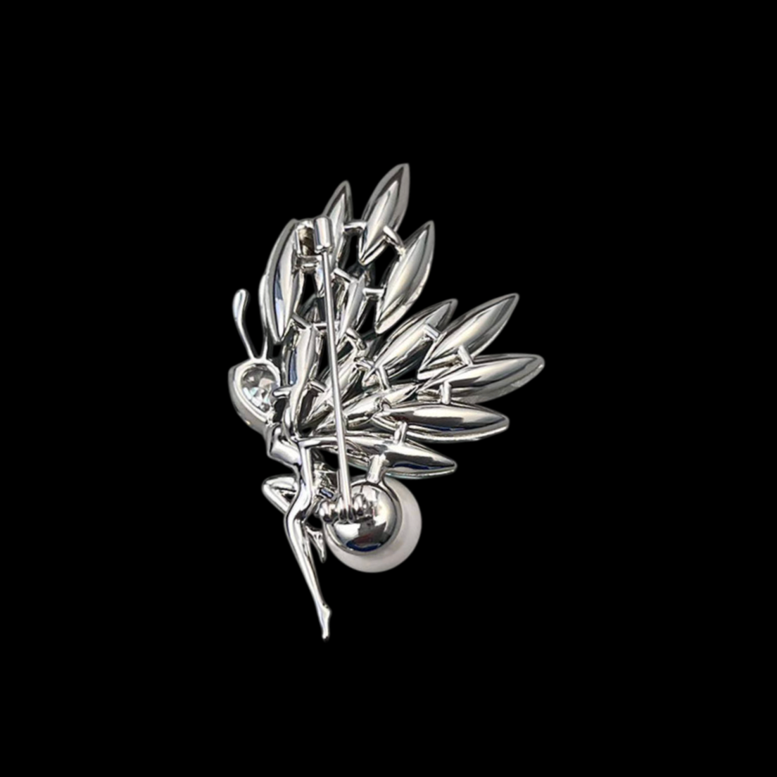 AVELIA Blue Crystal Fairy Brooch
